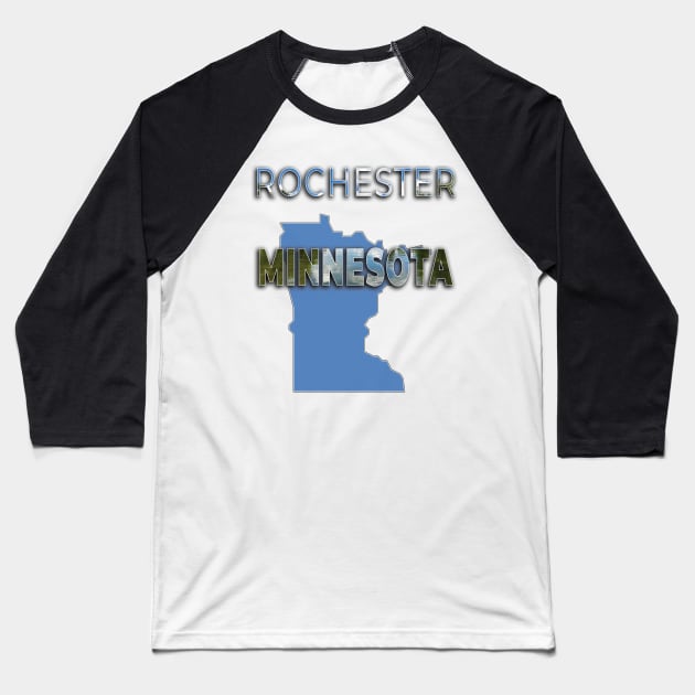 Rochester Mn Baseball T-Shirt by TeeText